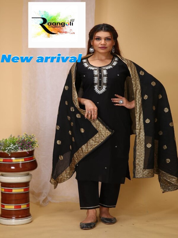 Cotton Salwar with Trousers & With Dupatta Size (S,M,L,XL)